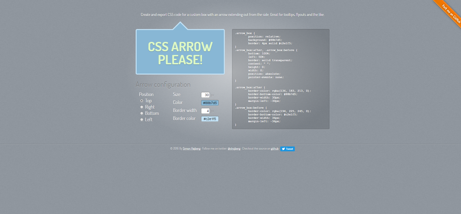 css arrow please!